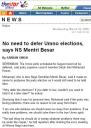 MB NS tidak setuju tunda pemilihan pemimpin UMNO