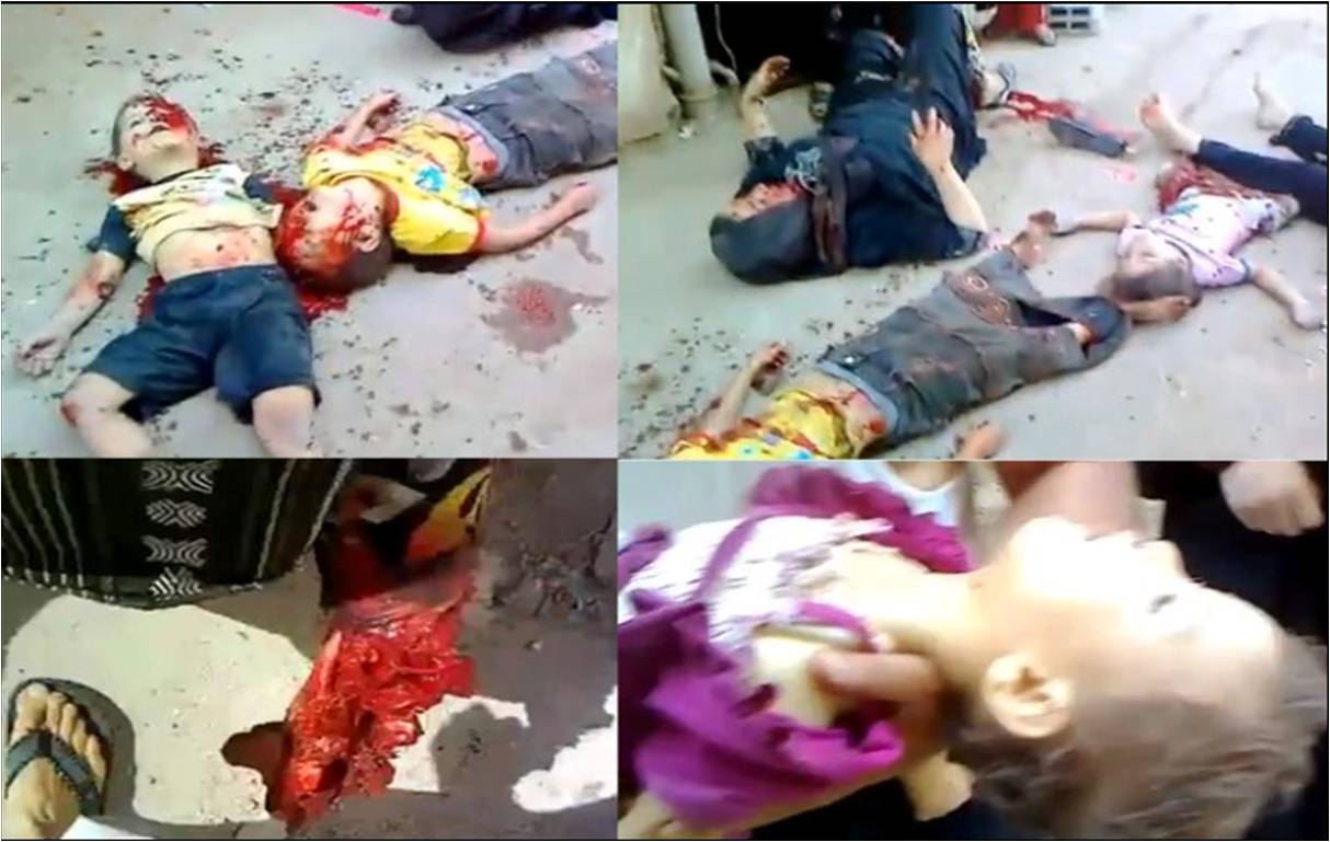 Kanak Kanak Syria Di Bunuh Kejam Oleh Rejim Bashar  Anak 